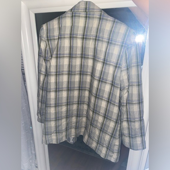 Spring plaid blazer~ vintage - Picture 5 of 5